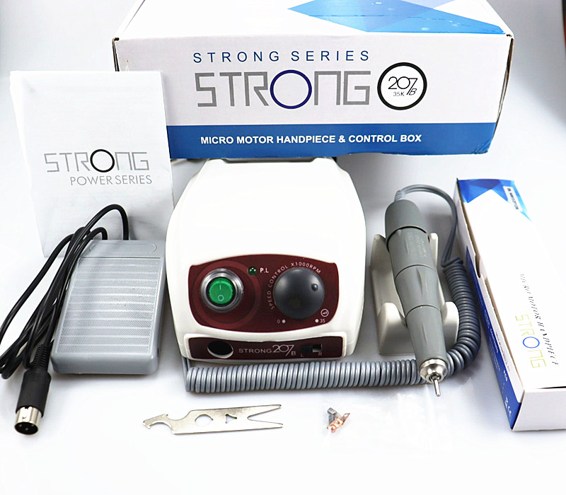 جهاز حفر الأظافر STRONG 210/20 - مراجعة Nail Drill Machine وسعره