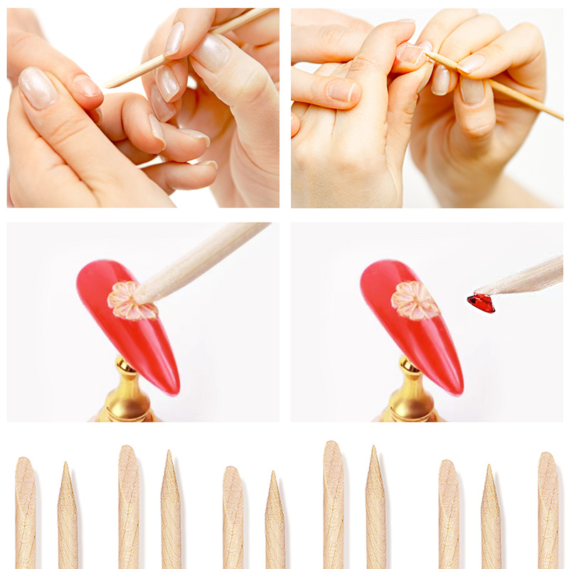 أعواد خشب البرتقال لدفع الجلد  - مراجعة Nail Art Orange وسعره